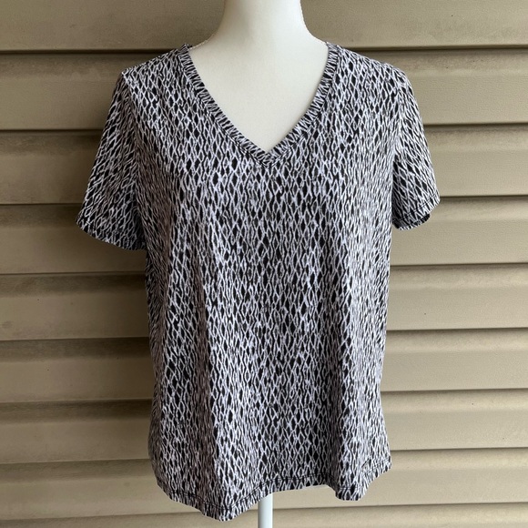 Michael Kors Tops - •Michael Kors• Soft Knit Patterned Pullover Top - Size 0X